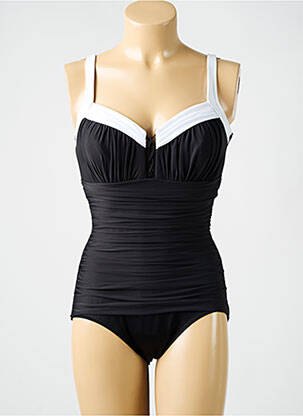 Maillot de bain 1 pièce stretch haut soutien-gorge moulé noir MIRACLESUIT femme