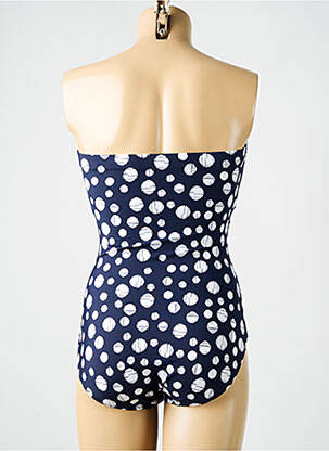 Maillot de bain 1 pièce haut bandeau haut bandeau bleu MIRACLESUIT femme