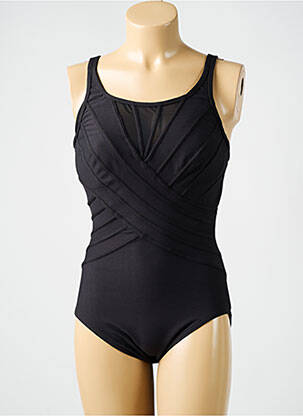 Maillot de bain 1 pièce stretch haut soutien-gorge balconnet noir MIRACLESUIT femme