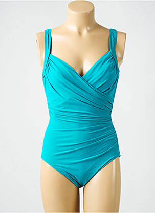 Maillot de bain 1 pièce haut soutien-gorge emboitant haut soutien-gorge emboitant bleu MIRACLESUIT femme