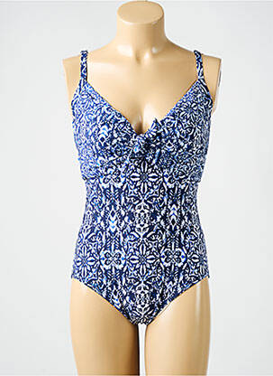 Maillot de bain 1 pièce haut soutien-gorge emboitant haut soutien-gorge emboitant bleu MIRACLESUIT femme