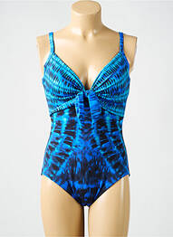 Maillot de bain 1 pièce haut soutien-gorge emboitant haut soutien-gorge emboitant bleu MIRACLESUIT femme