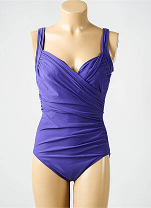 Maillot de bain 1 pièce haut soutien-gorge emboitant haut soutien-gorge emboitant violet MIRACLESUIT femme