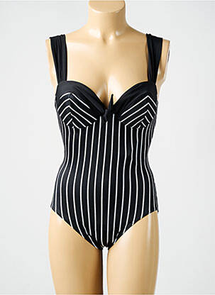 Maillot de bain 1 pièce haut soutien-gorge emboitant haut soutien-gorge emboitant noir MIRACLESUIT femme
