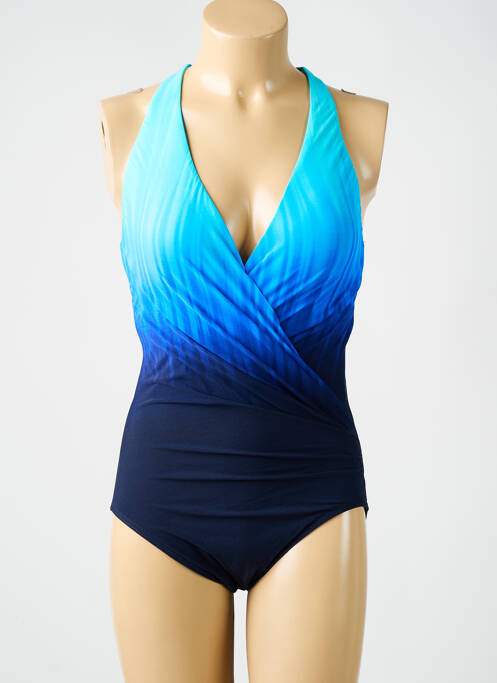 Maillot de bain 1 pièce bleu MIRACLESUIT pour femme