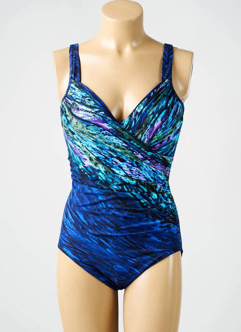 Maillot de bain 1 pièce bleu MIRACLESUIT pour femme