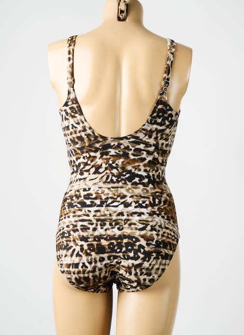 Maillot de bain 1 pièce marron MIRACLESUIT pour femme