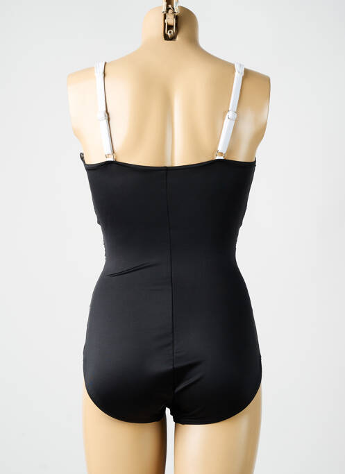 Maillot de bain 1 pièce stretch haut soutien-gorge moulé noir MIRACLESUIT femme