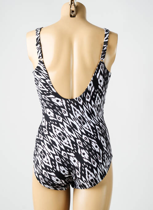 Maillot de bain 1 pièce imprimé fantaisie haut soutien-gorge balconnet noir MIRACLESUIT femme