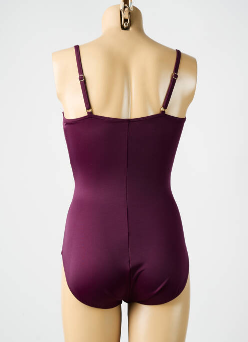 Maillot de bain 1 pièce haut soutien-gorge emboitant haut soutien-gorge emboitant violet MIRACLESUIT femme