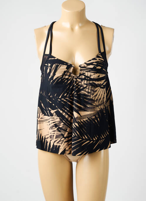 Top de bain imprimé tie and dye noir AMORESSA femme