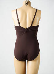 Maillot de bain 1 pièce marron AMORESSA pour femme seconde vue