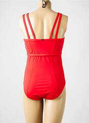 Maillot de bain 1 pièce rouge AMORESSA pour femme seconde vue
