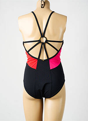 Maillot de bain 1 pièce stretch haut soutien-gorge nageur rouge AMORESSA femme