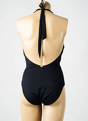 Maillot de bain 1 pièce stretch haut soutien-gorge moulé noir AMORESSA femme