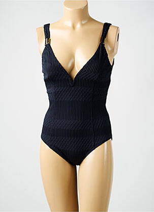Maillot de bain 1 pièce stretch haut soutien-gorge moulé noir AMORESSA femme