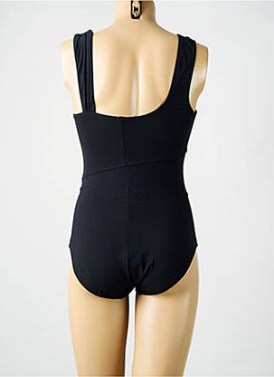 Maillot de bain 1 pièce stretch haut soutien-gorge moulé noir AMORESSA femme