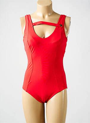 Maillot de bain 1 pièce haut soutien-gorge emboitant haut soutien-gorge emboitant rouge AMORESSA femme