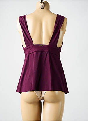 Top de bain stretch violet AMORESSA femme