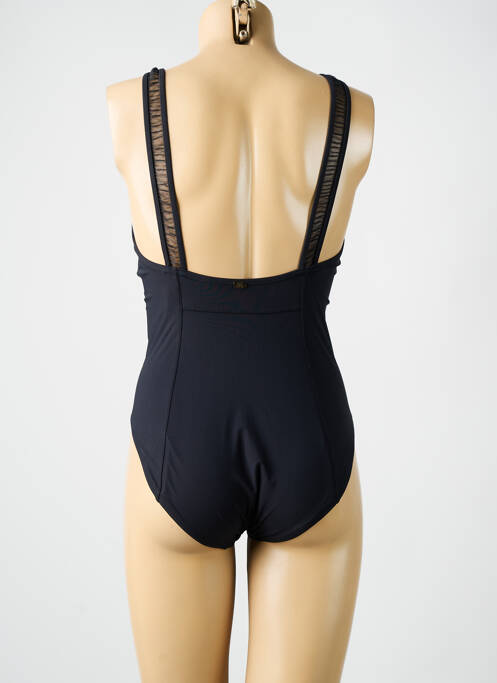 Maillot de bain 1 pièce stretch haut soutien-gorge moulé noir AMORESSA femme