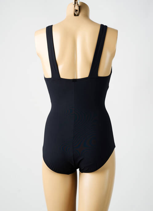 Maillot de bain 1 pièce stretch haut soutien-gorge balconnet noir AMORESSA femme