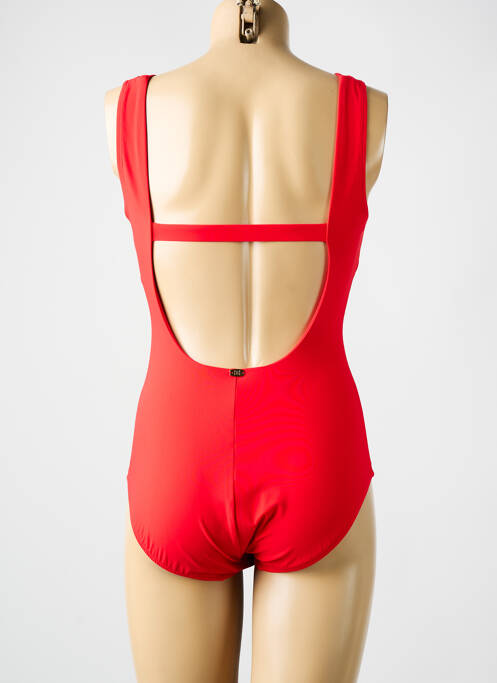 Maillot de bain 1 pièce haut soutien-gorge emboitant haut soutien-gorge emboitant rouge AMORESSA femme