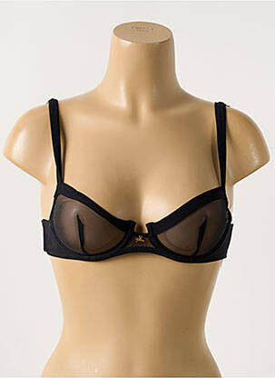Soutien-gorge légère et transparente haut soutien-gorge emboitant noir AJOUR femme