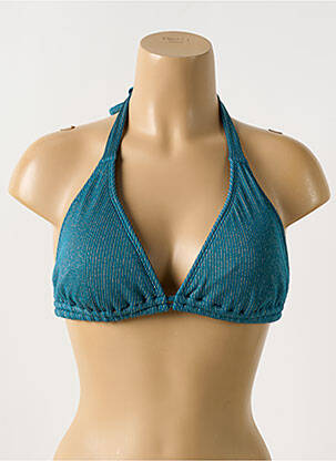 Haut de maillot de bain stretch haut soutien-gorge avec mousse de rembourrage amovible vert LULI FAMA femme