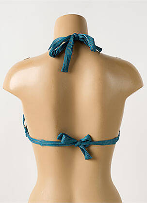 Haut de maillot de bain stretch haut soutien-gorge avec mousse de rembourrage amovible vert LULI FAMA femme