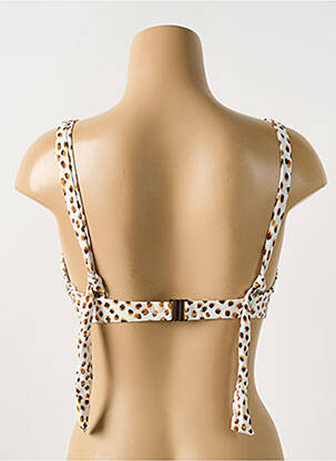 Haut de maillot de bain stretch haut soutien-gorge emboitant beige CYELL femme