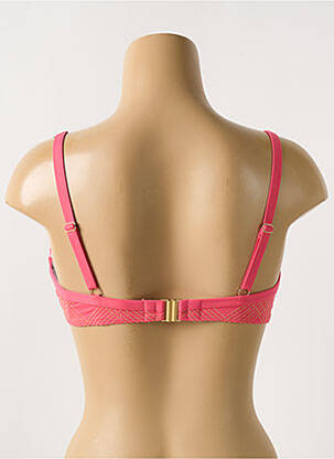 Haut de maillot de bain stretch haut soutien-gorge emboitant rose CYELL femme