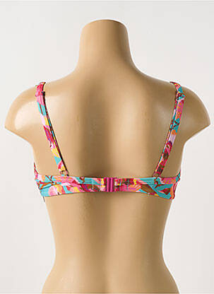Haut de maillot de bain stretch haut soutien-gorge emboitant bleu CYELL femme