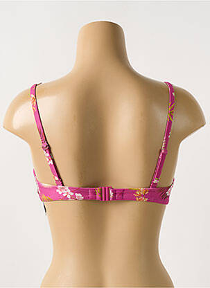 Haut de maillot de bain stretch haut soutien-gorge moulé rose CYELL femme
