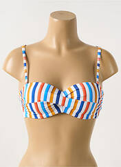 Haut de maillot de bain bleu CYELL pour femme seconde vue