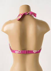 Haut de maillot de bain rose CYELL pour femme seconde vue