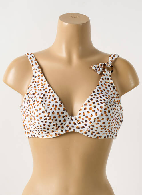 Haut de maillot de bain beige CYELL pour femme