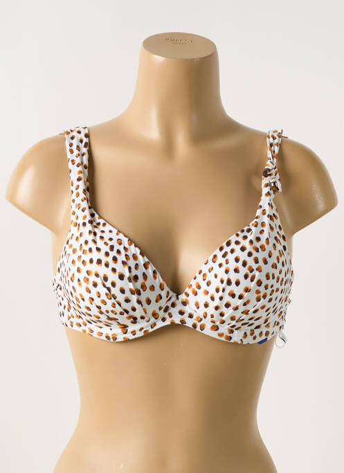 Haut de maillot de bain beige CYELL pour femme