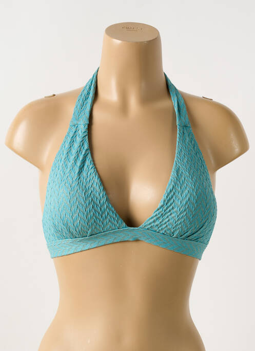 Haut de maillot de bain bleu CYELL pour femme