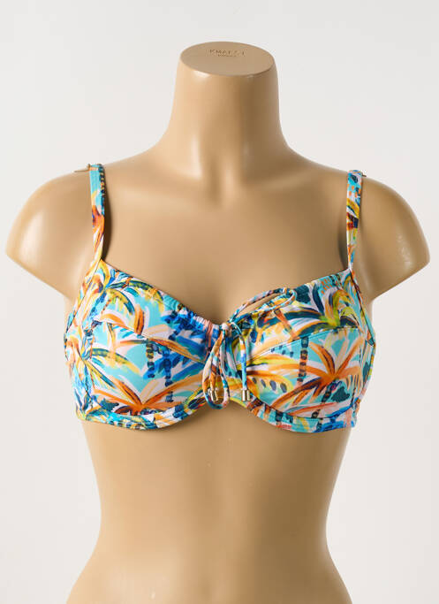 Haut de maillot de bain bleu CYELL pour femme