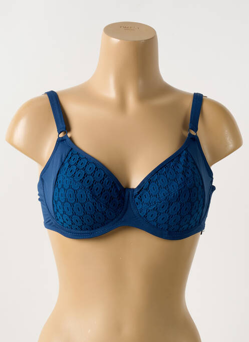 Haut de maillot de bain bleu CYELL pour femme