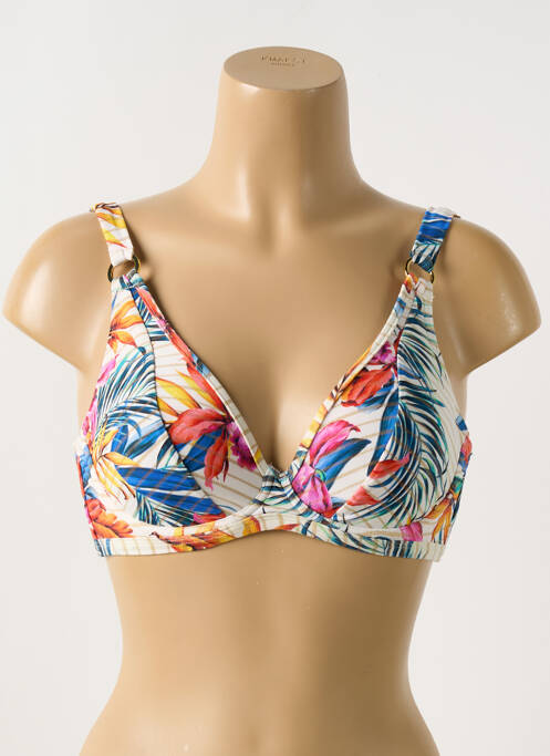 Haut de maillot de bain jaune CYELL pour femme