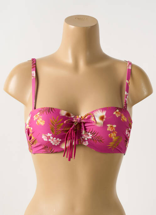 Haut de maillot de bain rose CYELL pour femme