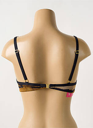 Haut de maillot de bain stretch haut soutien-gorge moulé noir MIRADONNA femme
