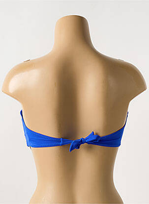 Haut de maillot de bain stretch haut bandeau bleu PHAX femme