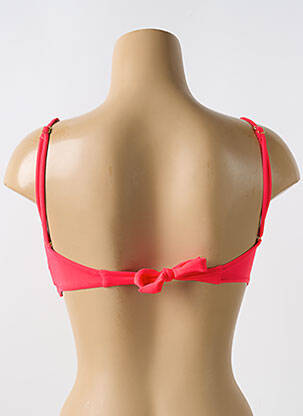 Haut de maillot de bain stretch haut soutien-gorge moulé rouge PHAX femme