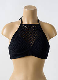 Haut de maillot de bain stretch haut soutien-gorge moulé noir MIRACLESUIT femme