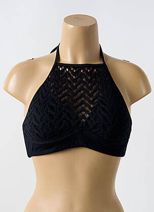 Haut de maillot de bain stretch haut soutien-gorge moulé noir MIRACLESUIT femme