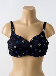 Haut de maillot de bain stretch haut soutien-gorge emboitant noir MIRACLESUIT femme