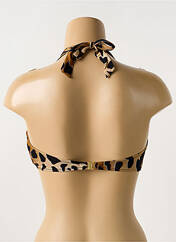 Haut de maillot de bain marron MIRADONNA pour femme seconde vue