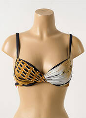 Haut de maillot de bain noir MIRADONNA pour femme seconde vue